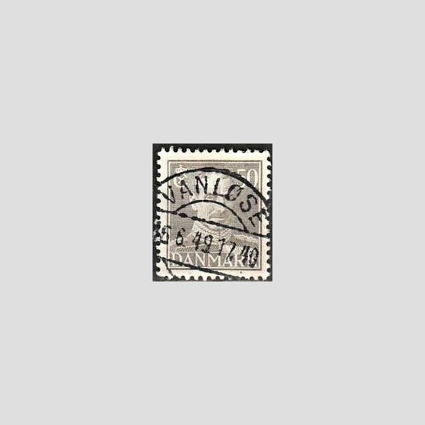 FRIMRKER DANMARK | 1945 - AFA 289 - Chr. X 50 re gr - Lux Stemplet Vanlse