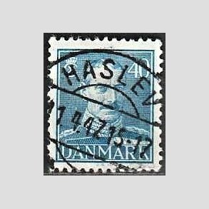FRIMRKER DANMARK | 1942-44 - AFA 280 - Chr. X 40 re bl - Lux Stemplet
