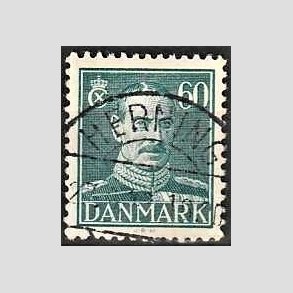 FRIMRKER DANMARK | 1944 - AFA 284 - Chr. X 60 re blgrn - Lux Stemplet 