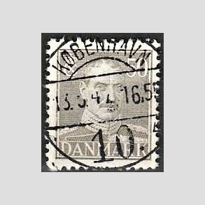 FRIMRKER DANMARK | 1945 - AFA 289 - Chr. X 50 re gr - Lux Stemplet Kbenhavn