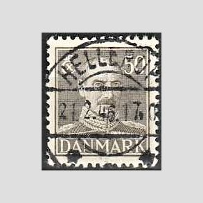 FRIMRKER DANMARK | 1945 - AFA 289 - Chr. X 50 re gr - Lux Stemplet Hellerup