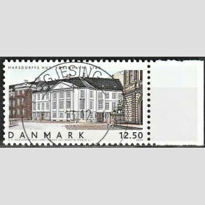 FRIM�RKER DANMARK | 2004 - AFA 1381 - Danske boliger 3 - 12,50 Kr. flerfarvet - Pragt Stemplet
