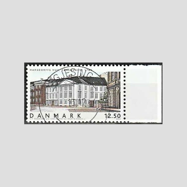 FRIMRKER DANMARK | 2004 - AFA 1381 - Danske boliger 3 - 12,50 Kr. flerfarvet - Pragt Stemplet