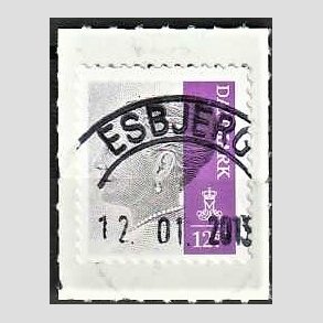 FRIMRKER DANMARK | 2013 - AFA 1724 - Dronning Margrethe - 12,50 Kr. lilla - Pragt Stemplet Esbjerg