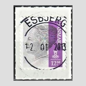 FRIMRKER DANMARK | 2013 - AFA 1724 - Dronning Margrethe - 12,50 Kr. gr/lilla - Pragt Stemplet