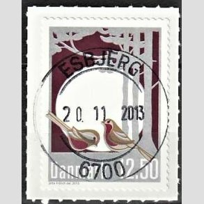 FRIM�RKER DANMARK | 2013 - AFA 1758 - Vinterstemning - 12,50 Kr. flerfarvet - Pragt Stemplet