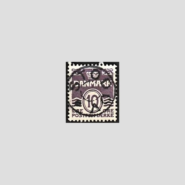 FRIMRKER DANMARK | 1938 - AFA 248 - Blgelinie 10 re violet type II - Lux Stemplet