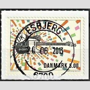 FRIM�RKER DANMARK | 2013 - AFA 1746 - Rockmusik - 8,00 Kr. guitar - Pragt Stemplet Esbjerg