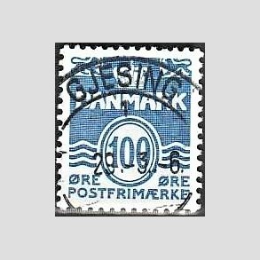 FRIM�RKER DANMARK | 1983 - AFA 771 - B�lgelinie - 100 �re lysbl� - Pragt Stemplet