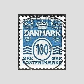 FRIM�RKER DANMARK | 1983 - AFA 771 - B�lgelinie - 100 �re lysbl� - Pragt Stemplet