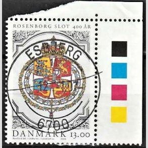 FRIM�RKER DANMARK | 2006 - AFA 1465 - Roseborg Slot 400 �r. - 13,00 Kr. Rigsv�bnet - Pragt Stemplet