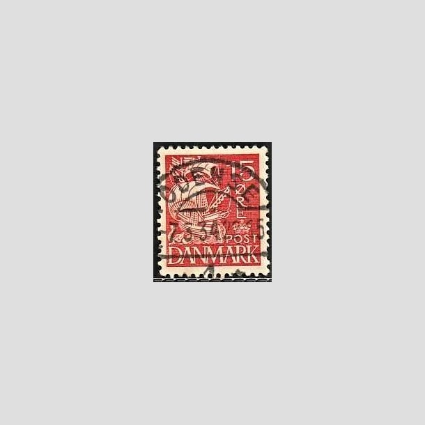 FRIMRKER DANMARK | 1937-40 - AFA 203a - Karavel 15 re rd Type II - Lux Stemplet 