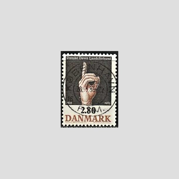 FRIMRKER DANMARK | 1985 - AFA 844 - Dves Landsforbund 50 r - 2,80 Kr. flerfarvet - Pragt Stemplet