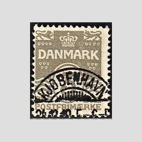 FRIM�RKER DANMARK | 1905-06 - AFA 44 - B�lgelinie 3 �re gr� - Lux Stemplet
