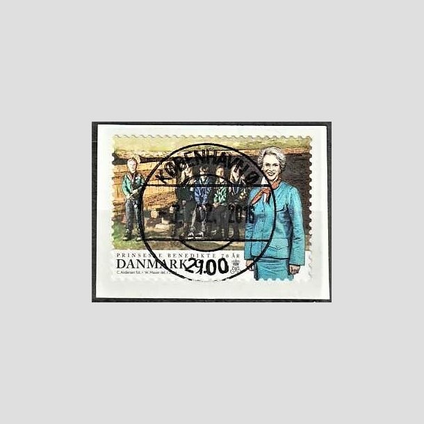 FRIMRKER DANMARK | 2014 - AFA 1781 - Prinsesse Benedikte 70 r. - 9,00 Kr. flerfarvet - Pragt Stemplet