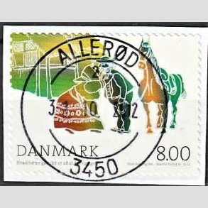 FRIM�RKER DANMARK | 2012 - AFA 1713 - H.C. Andersens eventyr - 8,00 Kr. flerfarvet - Pragt Stemplet Aller�d