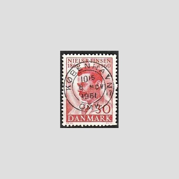 FRIMRKER DANMARK | 1960 - AFA 387 - Niels R. Finsen - 30 re rd - Pragt Stemplet