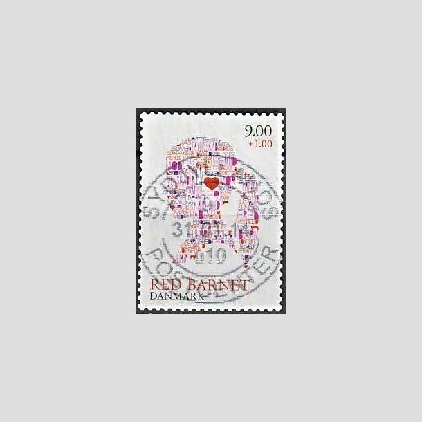 FRIMRKER DANMARK | 2013 - AFA 1768 - Red barnet - 9,00 + 1 Kr. flerfarvet - Pragt Stemplet