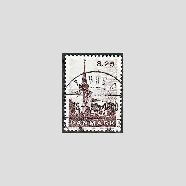 FRIMRKER DANMARK | 1990 - AFA 976 - Jyske landsbykirker - 8,25 Kr. brun - Lux Stemplet