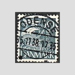 FRIM�RKER DANMARK | 1934 - AFA 215 - Karavel 30 �re bl� Type I - Lux stemplet