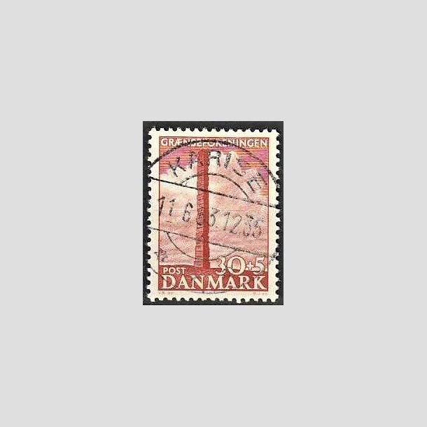 FRIMRKER DANMARK | 1953 - AFA 345 - Skamlingsbanken - 30 + 5 re rd - Pragt Stemplet Karise