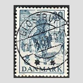 FRIM�RKER DANMARK | 1937 - AFA 242 - Chr. X 25 �re jubil�um 30 �re bl� - Lux Stemplet Glostrup