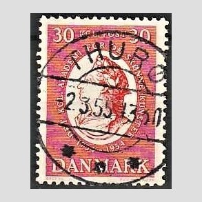 FRIMRKER DANMARK | 1954 - AFA 357 - Kunstakademiet 200 r - 30 re rd - Pragt Stemplet Thur