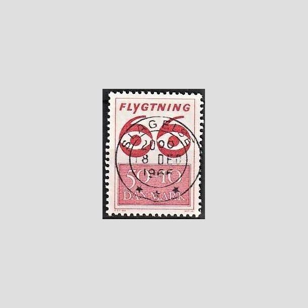 FRIMRKER DANMARK | 1966 - AFA 449F - Flygtning 1966 - 50 + 10 re rd - Pragt Stemplet Slagelse