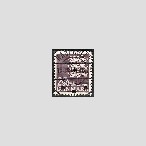 FRIMRKER DANMARK | 1968 - AFA 470 - Rigsvben 2,90 Kr. violet - Lux Stemplet Haderslev