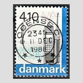 FRIM�RKER DANMARK | 1988 - AFA 912 - Europam�rker - 4,10 Kr. flerfarvet - Lux Stemplet Odense C