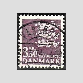 FRIMRKER DANMARK | 1972 - AFA 529 - Rigsvben 3,50 Kr. violet - Pragt Stemplet