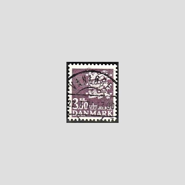 FRIMRKER DANMARK | 1972 - AFA 529 - Rigsvben 3,50 Kr. violet - Pragt Stemplet