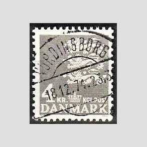 FRIMRKER DANMARK | 1969 - AFA 487 - Rigsvben 4 Kr. gr - Pragt Stemplet Vordingborg