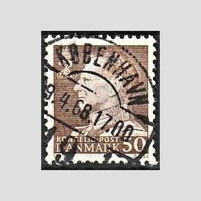 FRIMRKER DANMARK | 1967 - AFA 460 - Fr. IX 50 re brun - Lux Stemplet