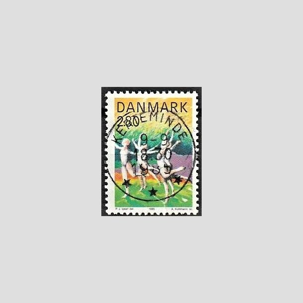 FRIMRKER DANMARK | 1985 - AFA 836 - Sport - 2,80 Kr. flerfarvet - Pragt Stemplet Kerteminde