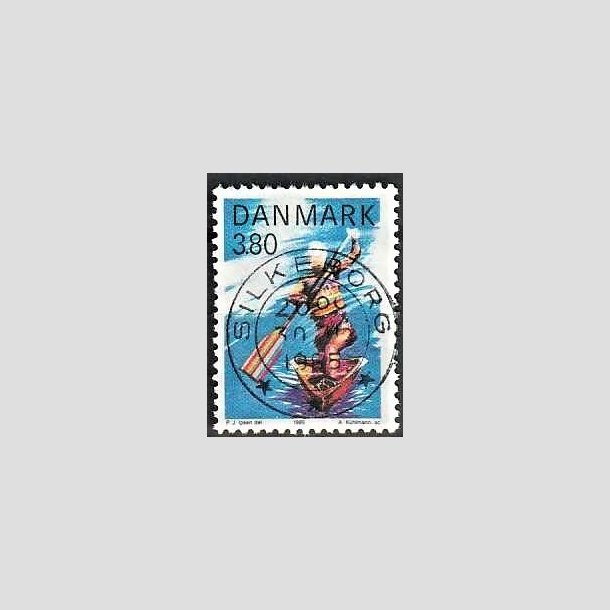 FRIMRKER DANMARK | 1985 - AFA 837 - Sport - 3,80 Kr. flerfarvet - Pragt Stemplet Silkeborg