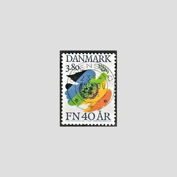 FRIMRKER DANMARK | 1985 - AFA 841 - FN 40 r - 3,80 Kr. flerfarvet - Lux Stemplet Odense C