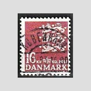 FRIMRKER DANMARK | 1983 - AFA 777 - Rigsvben 16 Kr. matrd - Pragt Stemplet