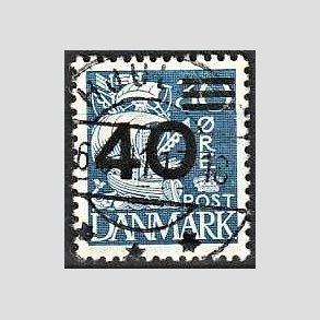FRIMRKER DANMARK | 1940 - AFA 265 - 40/30 re bl Provisorier - Lux Stemplet