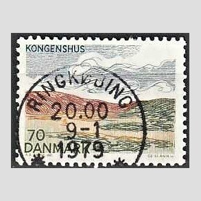 FRIM�RKER DANMARK | 1978 - AFA 660 - Midtjylland - 70 �re flerfarvet - Pragt Stemplet