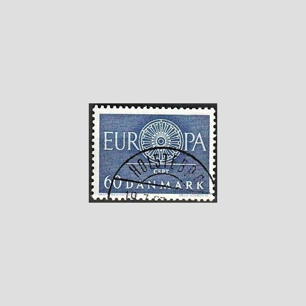 FRIMRKER DANMARK | 1960 - AFA 389 - CEPT EU Post & Tele - 60 re bl - Lux Stemplet