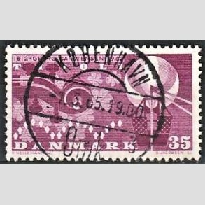 FRIM�RKER DANMARK | 1962 - AFA 410 - Georg Carstensen Tivoli - 35 �re r�dviolet - Pragt Stemplet K�benhavn