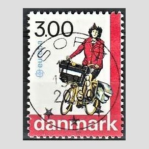 FRIM�RKER DANMARK | 1988 - AFA 911 - Europam�rker - 3,00 Kr. flerfarvet - Pragt Stemplet