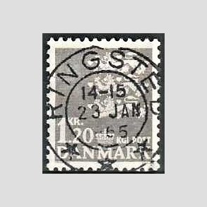 FRIMRKER DANMARK | 1962 - AFA 403 - Rigsvben 1,20 Kr. gr - Lux Stemplet Ringsted
