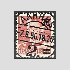 FRIMRKER DANMARK | 1955 - AFA 364 - Provisorier - 30/25 re rd - Pragt Stemplet Aarhus