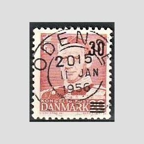 FRIMRKER DANMARK | 1955 - AFA 363 - Provisorier - 30/20 re rd - Pragt Stemplet Odense