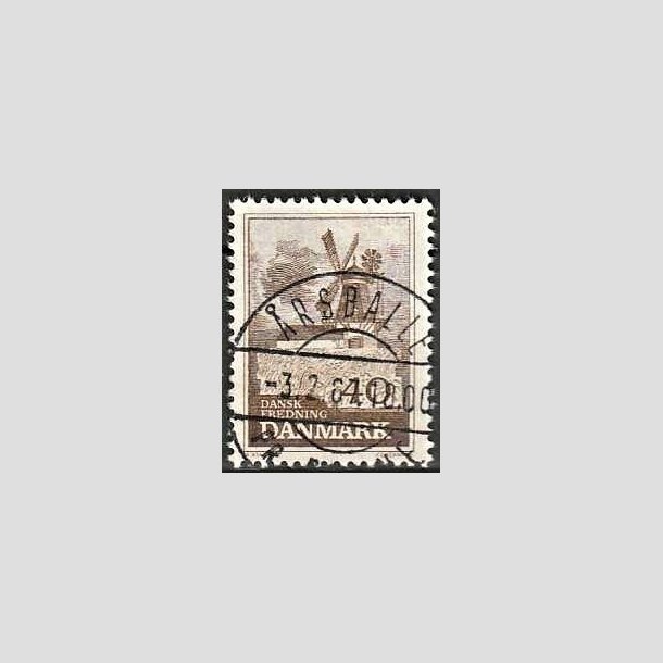 FRIMRKER DANMARK | 1965 - AFA 440 - Fredning - 40 re brun - Pragt Stemplet