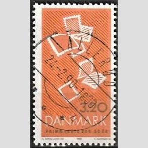 FRIM�RKER DANMARK | 1989 - AFA 951 - Frim�rkets Dag 50 �r - 3,20 Kr. flerfarvet - Pragt Stemplet