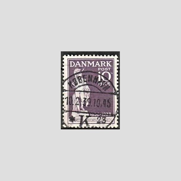 FRIMRKER DANMARK | 1938 - AFA 250 - Thorvaldsen 10 re violet - Lux Stemplet Kbenhavn