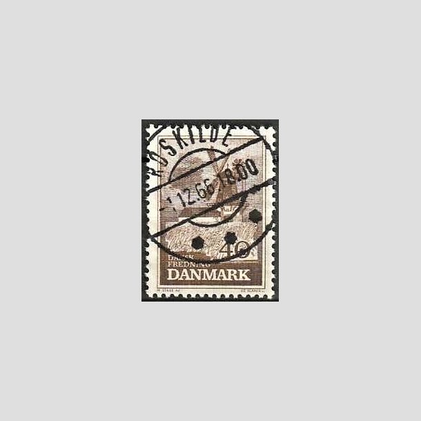 FRIMRKER DANMARK | 1965 - AFA 440 - Fredning - 40 re brun - Pragt Stemplet